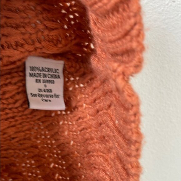 Charlotte Russe Burnt Orange Knit Dress Size S - Picture 3 of 12